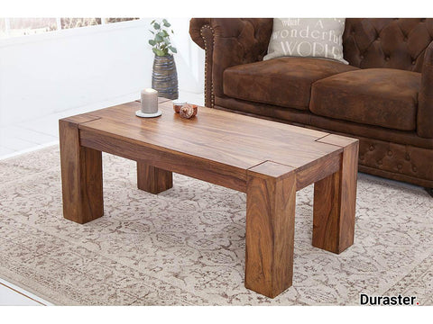 Torpedo Modern Sheesham Wood Coffee Table #3 - Duraster 