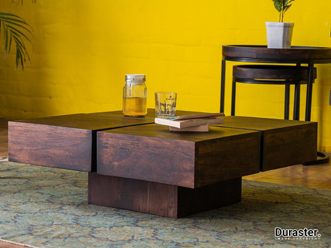 Tuscany Modern Acacia wood Coffee Table #1 - Duraster 