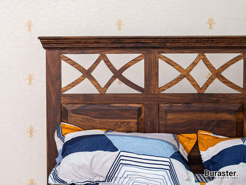 Ummed Solid Sheesham wood  Elegant Bed#1 - Duraster 