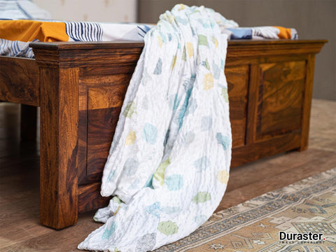 Ummed Solid Sheesham wood  Elegant Bed#1 - Duraster 
