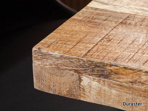 Verge Modern Mango wood Dining Table with iron frame #2 - Duraster 