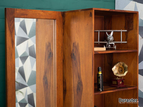Vismit Modern Sheesham wood Dressing Cabinet#1 - Duraster 