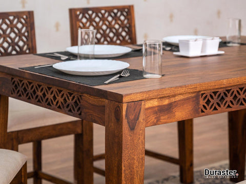 Vismit Solid Sheesham wood Dining Table  #4 - Duraster 