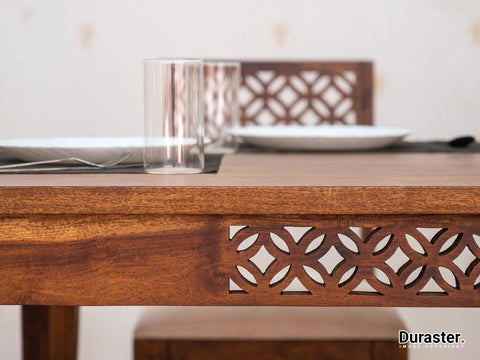 Vismit Solid Sheesham wood Dining Table  #4 - Duraster 