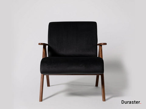 Elemantray Solid Wood Fabric Upholstered Chair #2 - Duraster 