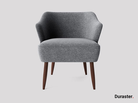Elemantray  Solid Wood Fabric Upholstered Chair #4 - Duraster 